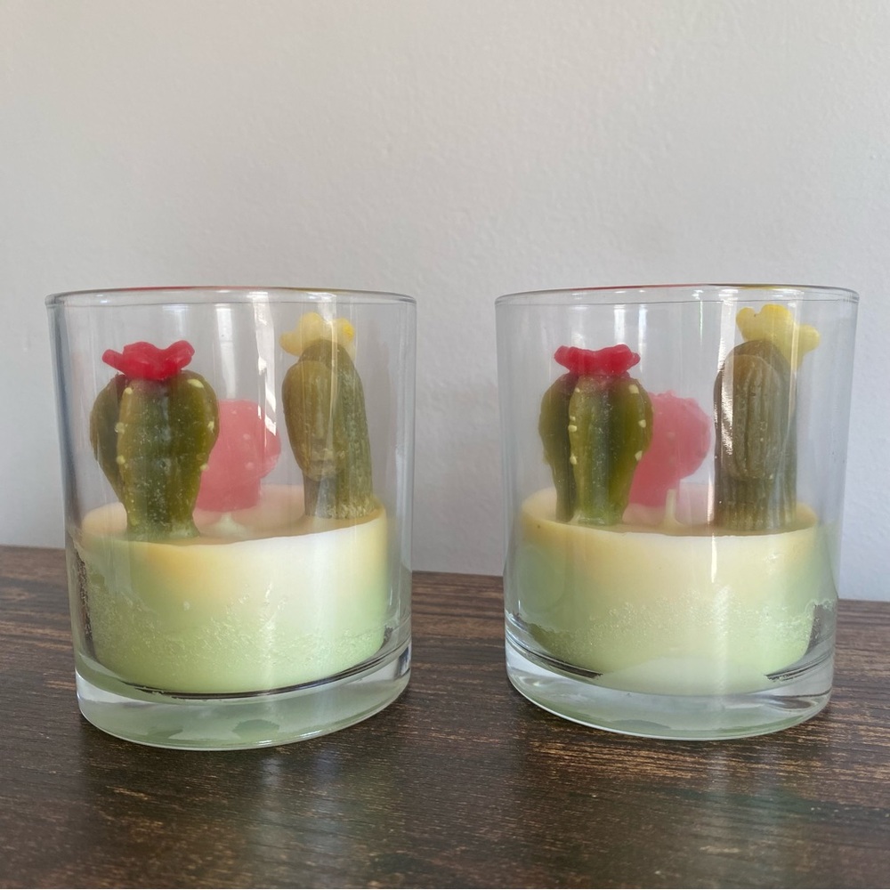 Cactus Candle Bundle (2 candles) New - Picture 2 of 5
